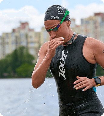 Ганна на тренуванні