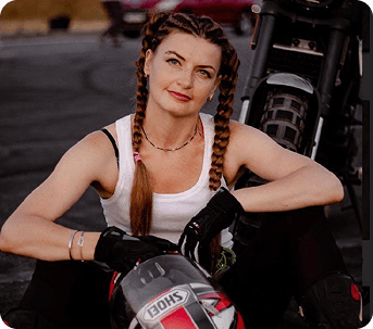 Наталія після мото