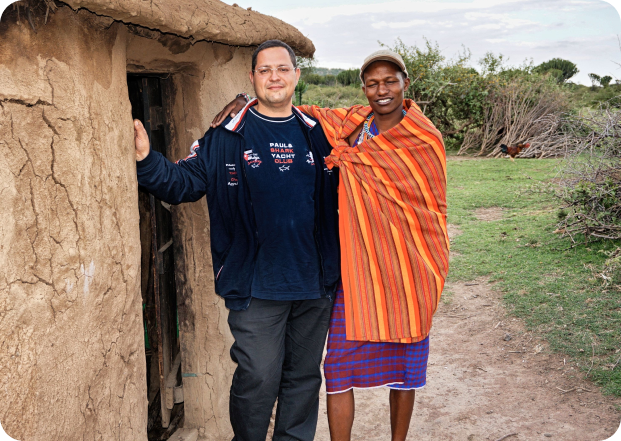 Костянтин з африканцем