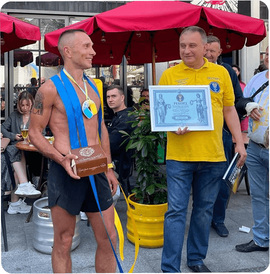 Володимир на нагородженні