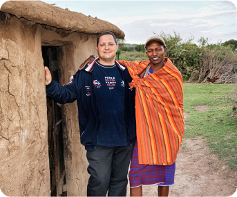 Костянтин з африканцем