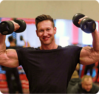 Володимир з гирями